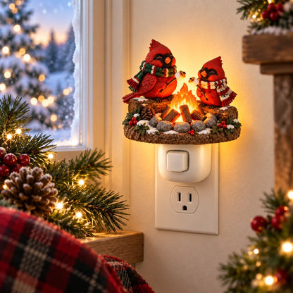 🔥LAST DAY 50% OFF | Flickering Campfire Plug-In Night Light