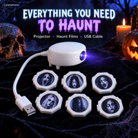Halloween Ghost Window 6 Scenes