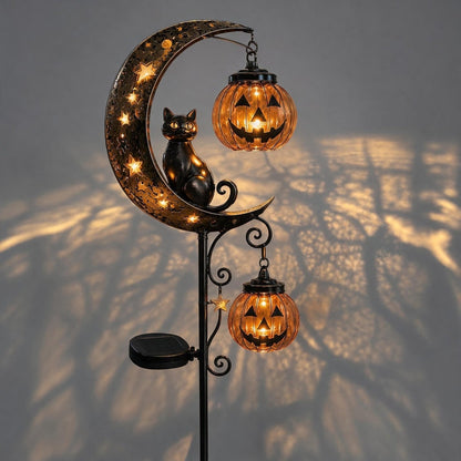 Halloween Early Bird Sale | 49% OFF Pumpkin Moon Garden Stake Light