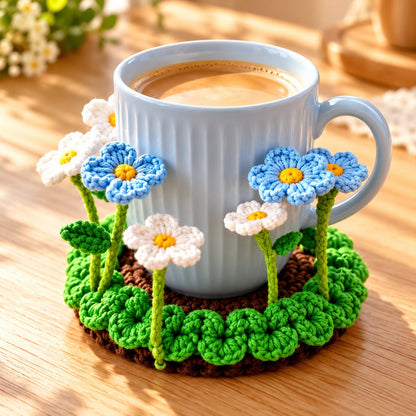 🌸49% OFF🌸Handmade Crochet Floral Coaster | Everlasting Table Art 🌸