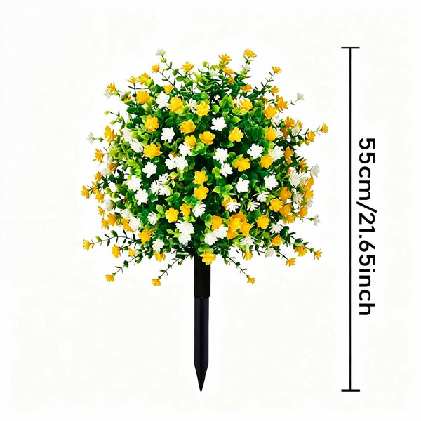 Artificial Potted Trees With Ground Stakes