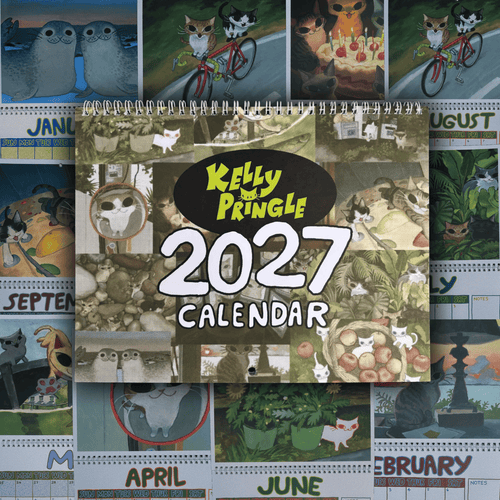 📆2027 Kelly Pringle Calendar【Calendar and sticker sheet】