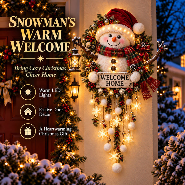 ⛄ Christmas Welcome Glow™ Lighted Holiday Entryway Decor🎄