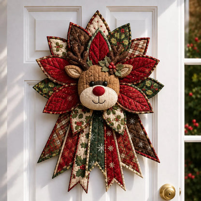 🔥🎄 Christmas Special – 50% OFF 🎁 Festive Quilted Christmas Door Hanging DIY Sewing Kit