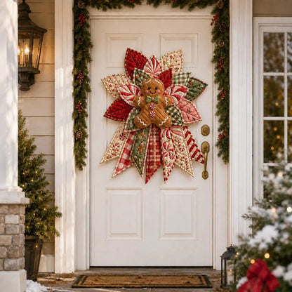 🔥🎄 Christmas Special – 50% OFF 🎁 Festive Quilted Christmas Door Hanging DIY Sewing Kit