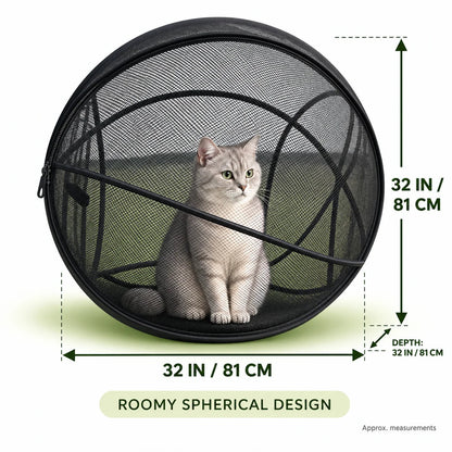 🐱🌿 Freshair Cat Haven™ – Pop-up Mesh Playpen