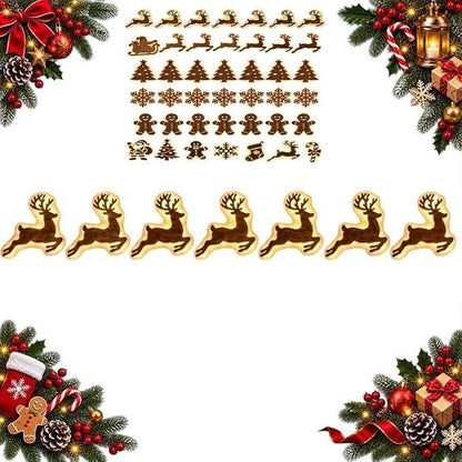 LED Reindeer Wall Decorations - Festive Christmas Lighting