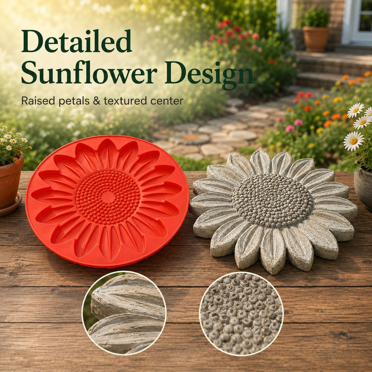 💥 LAST DAY 50% OFF - 🌻 Reusable Garden Art Mold – Make Your Garden Truly One of a Kind
