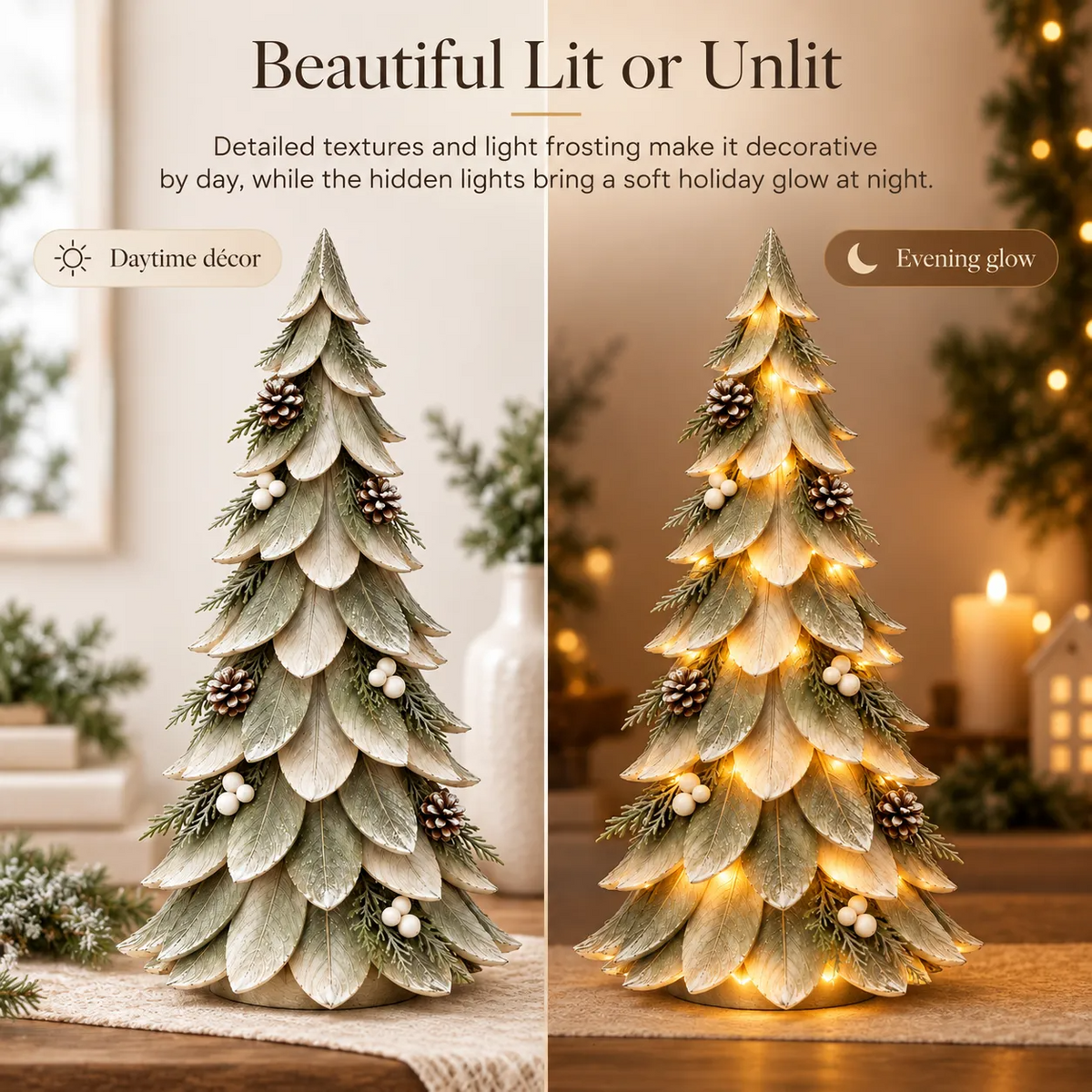🌲 Winter Tree™ | Warm LED Layered Christmas Decor