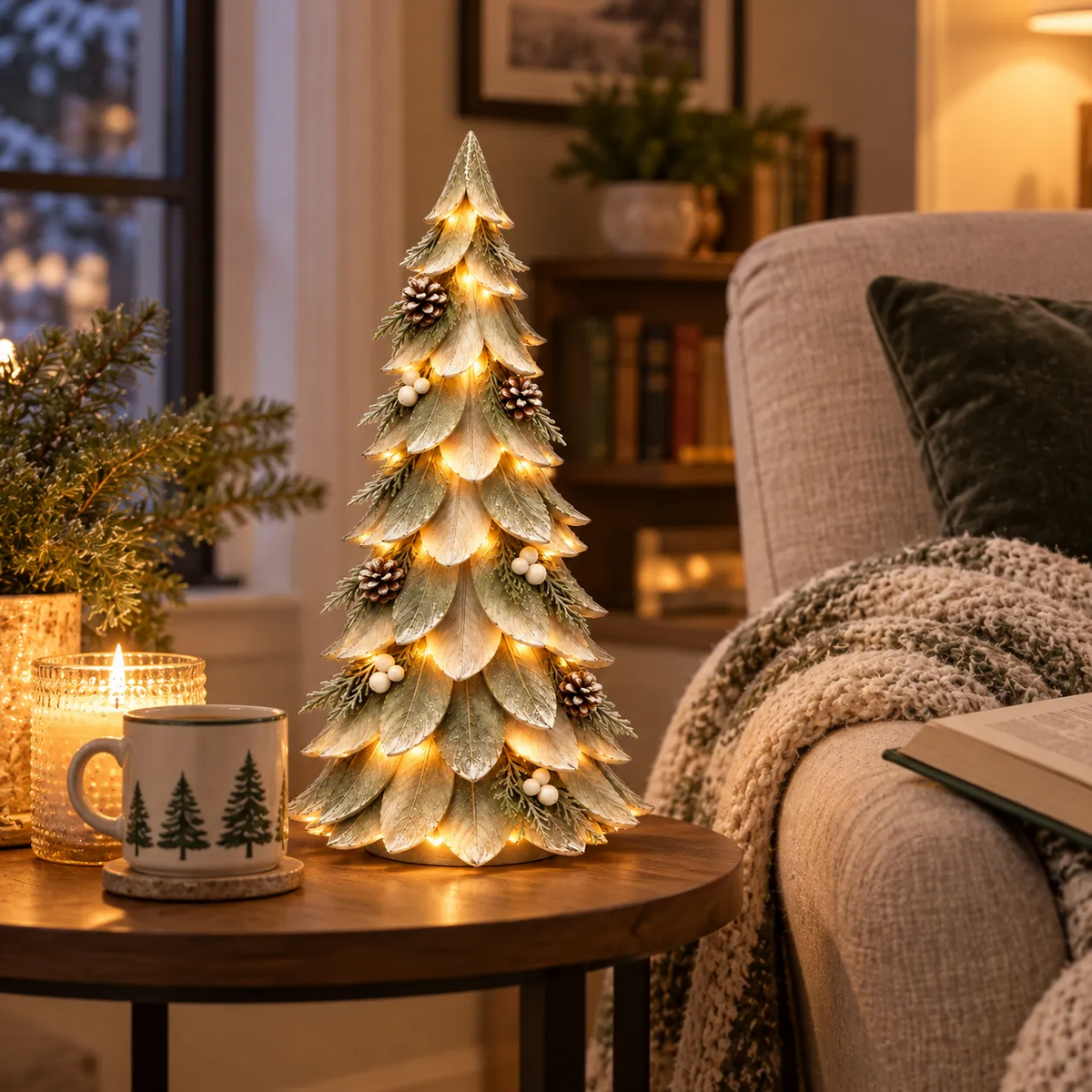 🌲 Winter Tree™ | Warm LED Layered Christmas Decor