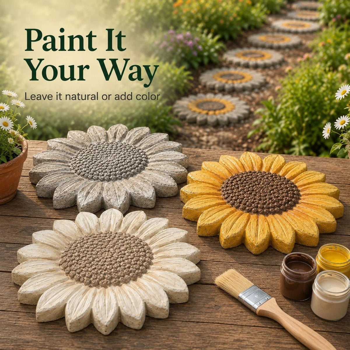 ⏳🔥LIMITED-TIME 50% OFF! ⏰🌻 Reusable Garden Art Mold – Make Your Garden Truly One of a Kind