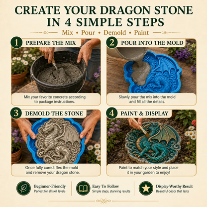⏳🔥LIMITED-TIME 50% OFF! ⏰🌻 Reusable Garden Art Mold – Make Your Garden Truly One of a Kind