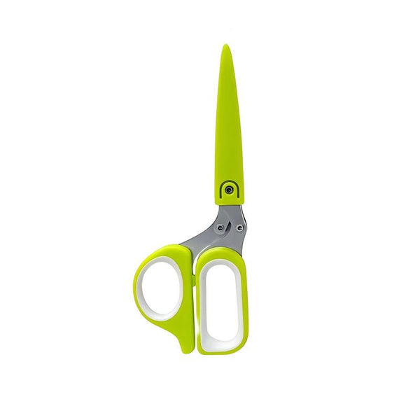 5-Blade Stainless Steel Herb Scissors with Protective Sheath