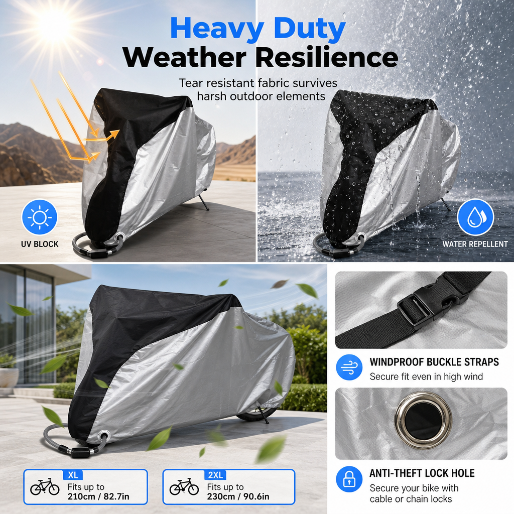 🚲 Weather-Resistant Outdoor Bike Cover