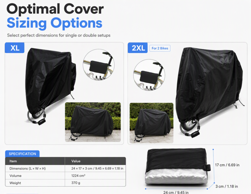 🚲 Weather-Resistant Outdoor Bike Cover