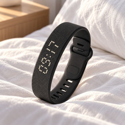 Silent Vibration Alarm Wristband with 3 Alarms & 14 Day Battery